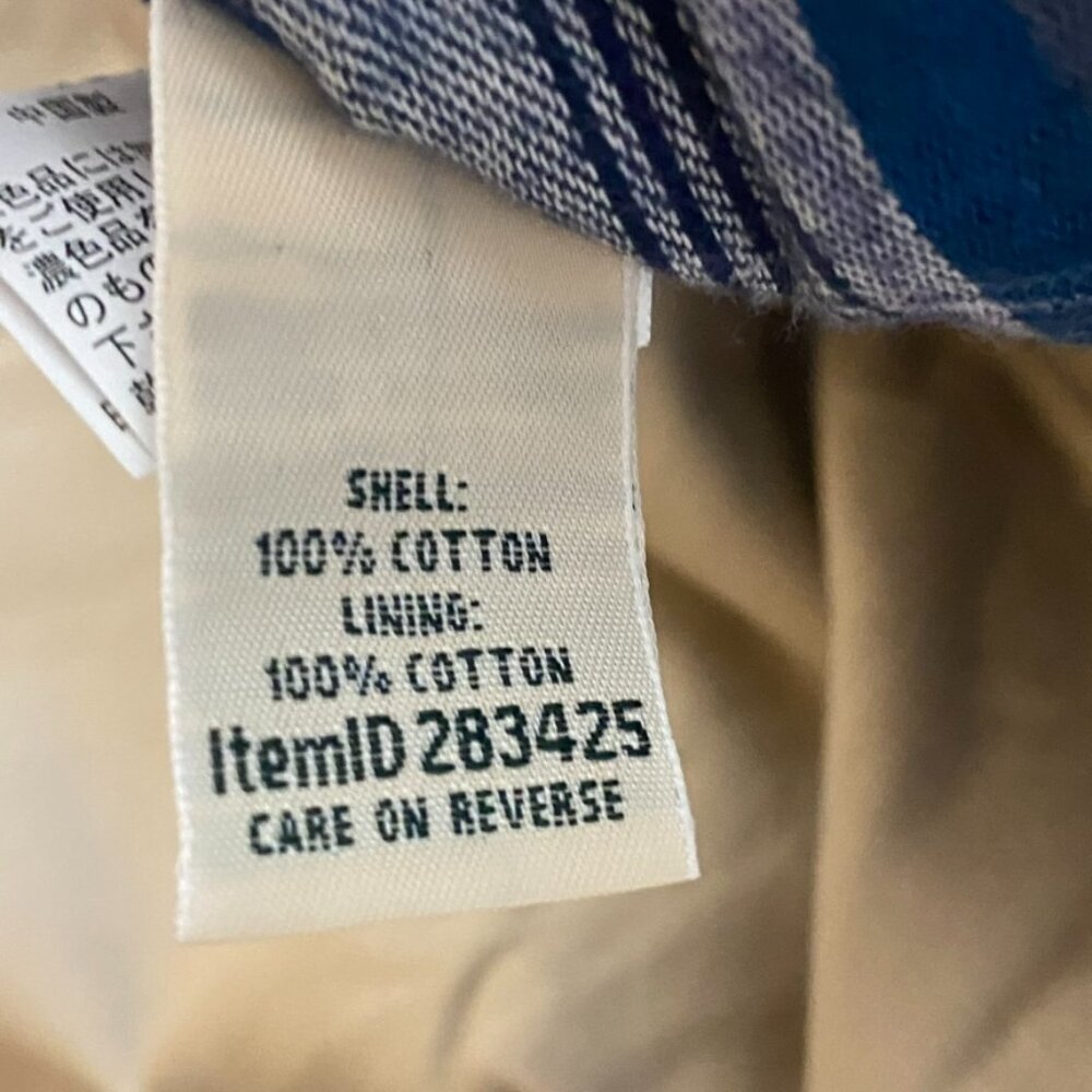 L.L. Bean Classic Fit Flannel lined khaki pants size 20P NEW women's - Picture 5 of 6